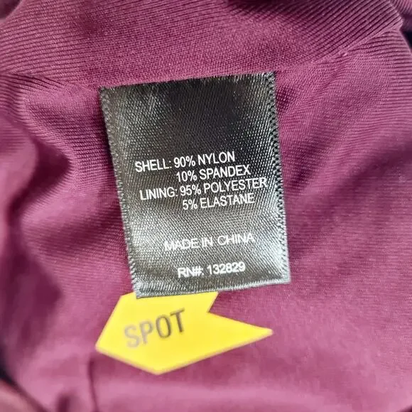 MAJORELLE Monique Crop Top in Plum Purple Large - Picture 7 of 11